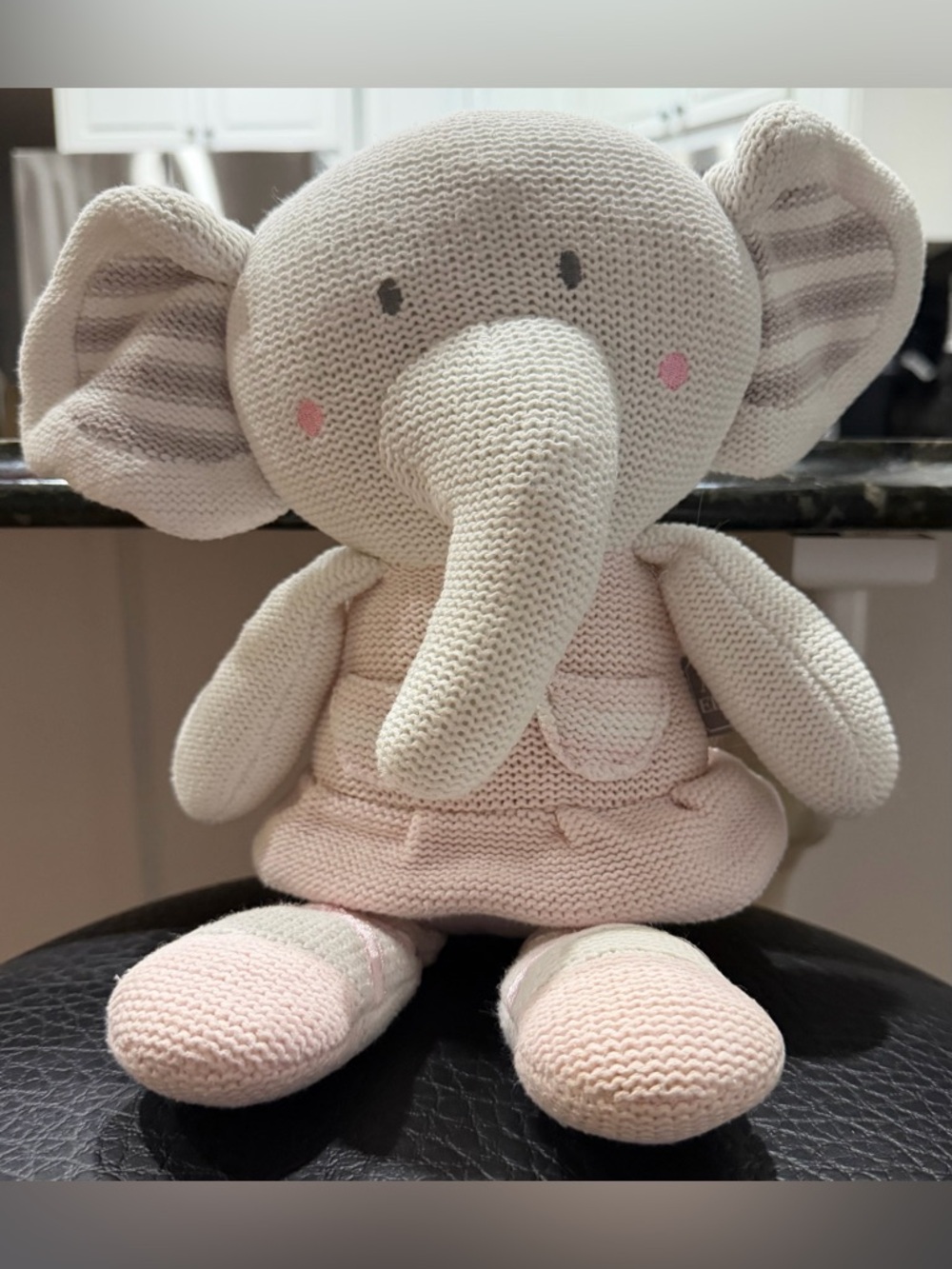 Knit Elephant Plush Toy Amelia Elephant 💖🤍